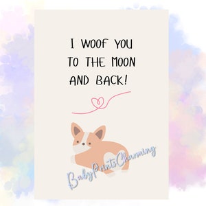 Stampabile - carta I WOOF YOU