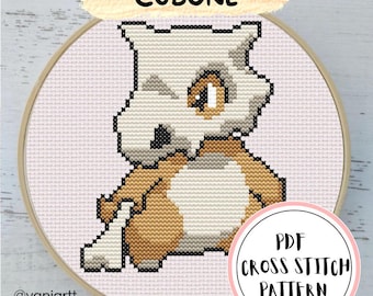 Cubone | Cross Stitch Pattern