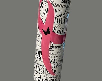 Breast Cancer Awareness Sublimation 20 oz. Tumbler