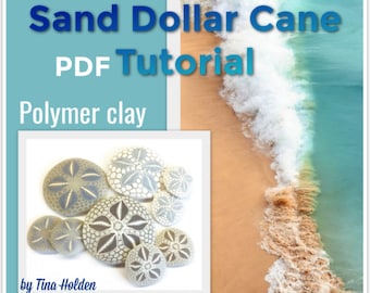 Fazendo bengala de dólar de areia - Tutorial de argila de polímero - Download de arquivo PDF digital