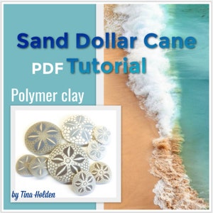 Sand Dollar Cane Making - Polymer Clay Tutorial - Digital PDF file download