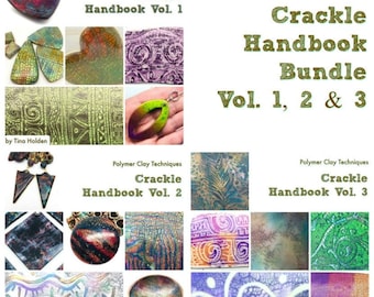 Crackle Polymer Clay Techniques: Handbook Bundle Vol. 1-3 (Digital PDF)