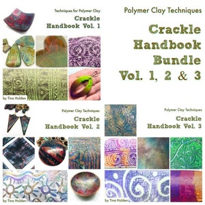 Crackle Polymer Clay Techniken: Handbuch Bündel Vol. 1-3 (Digitale PDF)