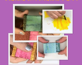 Create Matchboxes - On the Edge Boxes - Part 1 - Polymer clay Mixed Media Tutorial - Digital PDF Download