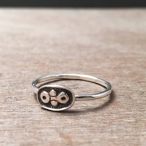 Stapelringe - auf Bestellung - Sterling Silber Ringe - Tribal Ring - Unikat Ring - Boho Ring