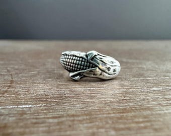 Sterling Silver Corn Ring