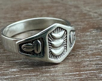 Triple Moon Sterling Silver Ring
