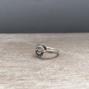Accent stacking rings - sterling silver rings - unique rings - boho rings - bohemian rings - stack