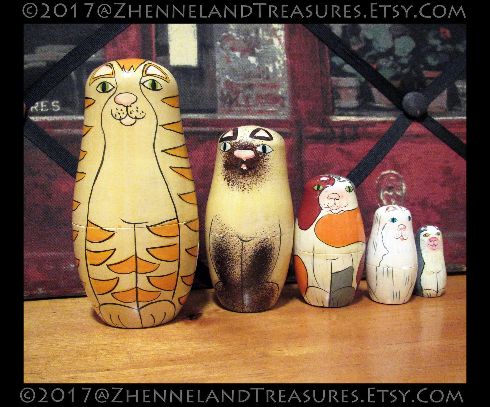 cat nesting dolls