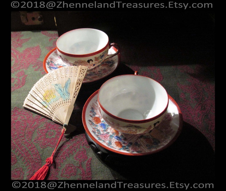 geisha girl tea set