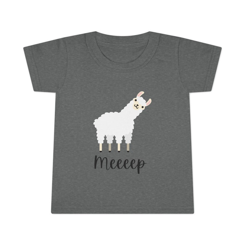 T-shirt pour tout-petit, meeep Graphite Heather