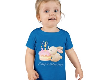 Camiseta para niños pequeños, feliz cumpleaños