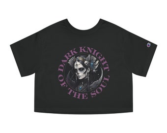 Purple Dark Knight of the Soul Champion Women's Heritage Cropped T-Shirt