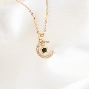 Custom Birthstone Necklace | Star Birthstone Necklace | Birthday Gift for Her | Mother Day Gift