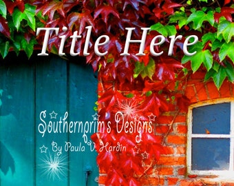 Premade Ebook Cover/ Romance