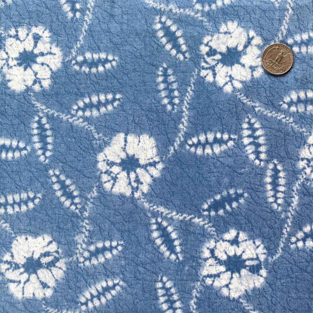 Beige - Shibori Tie-Dye Kota Doria Cotton Fabric 28