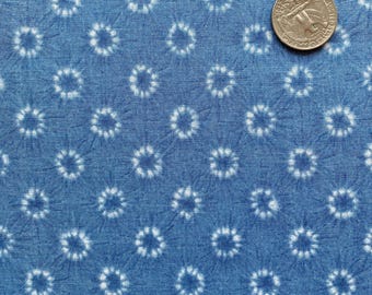 Shibori tie-dye print cotton fabric, Japanese cotton fabric, sold by the half yard,