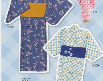 Easy Yukata Full-size Pattern Sheet for Kids - Etsy Finland