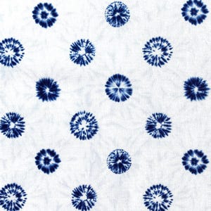 shibori tie-dye print cotton fabric, Japanese cotton fabric, sold by the half yard,