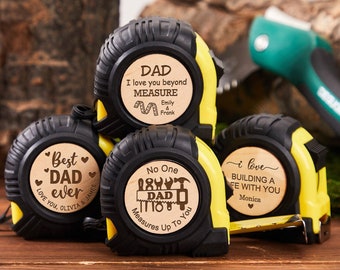 No One Measures Up Personalized Tape Measure,Father's Day Gift From Daughter,Personalized Gifts For Dad,Gift for Husband,Father's Day Gift