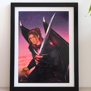 ACOTAR Cassian A5 Print