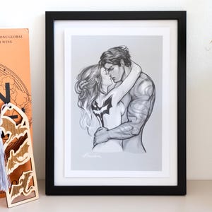 Fourth Wing Violet and Xaden A5 Print