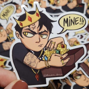 Darius Acrux-sticker officieel in licentie gegeven