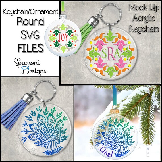 Download Instant Download Keychain Ornament Coasters Digital Cut Files