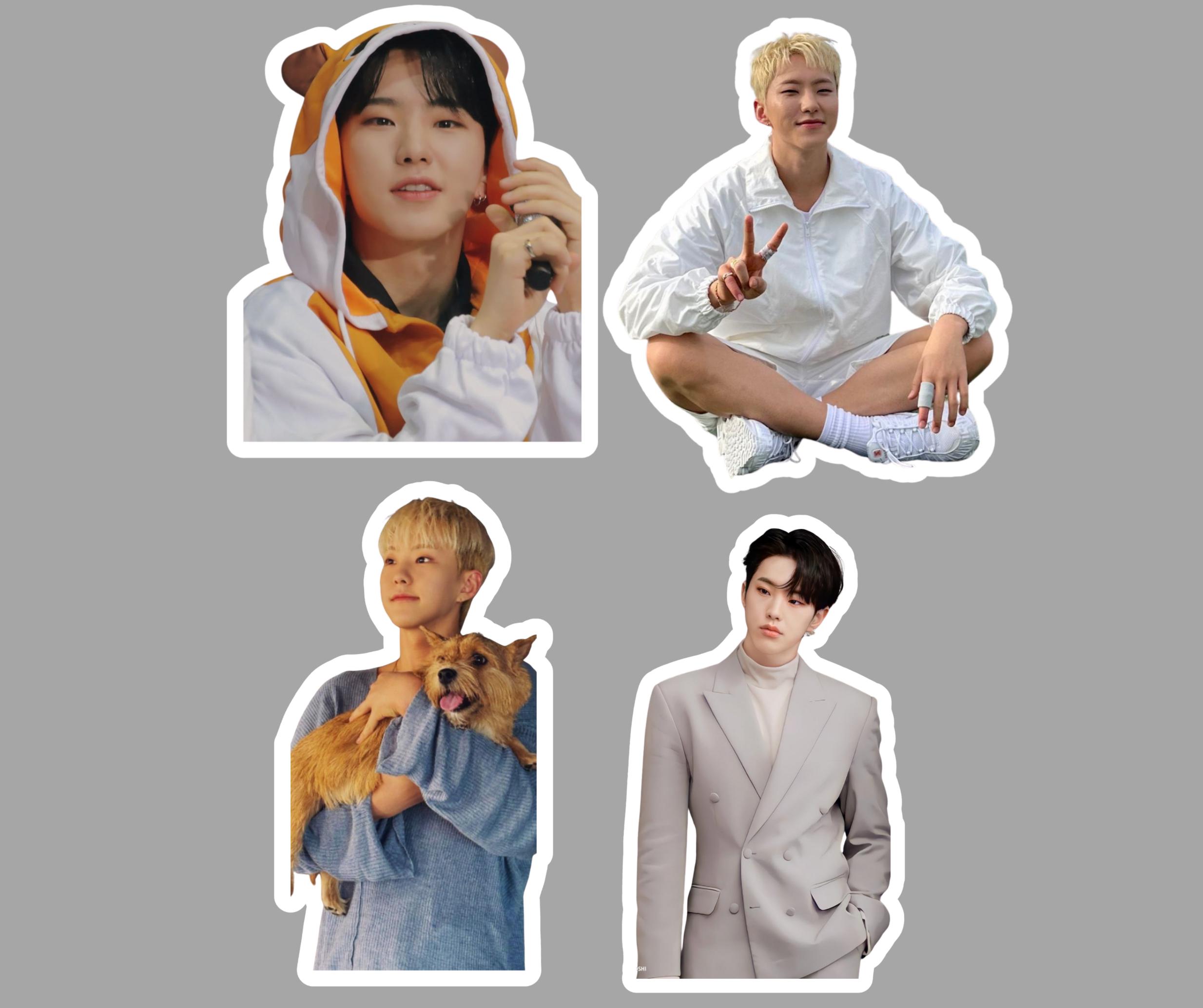 Hoshi Seventeen Stickers: K-pop SVG & PNG Files (digital Download) - Etsy