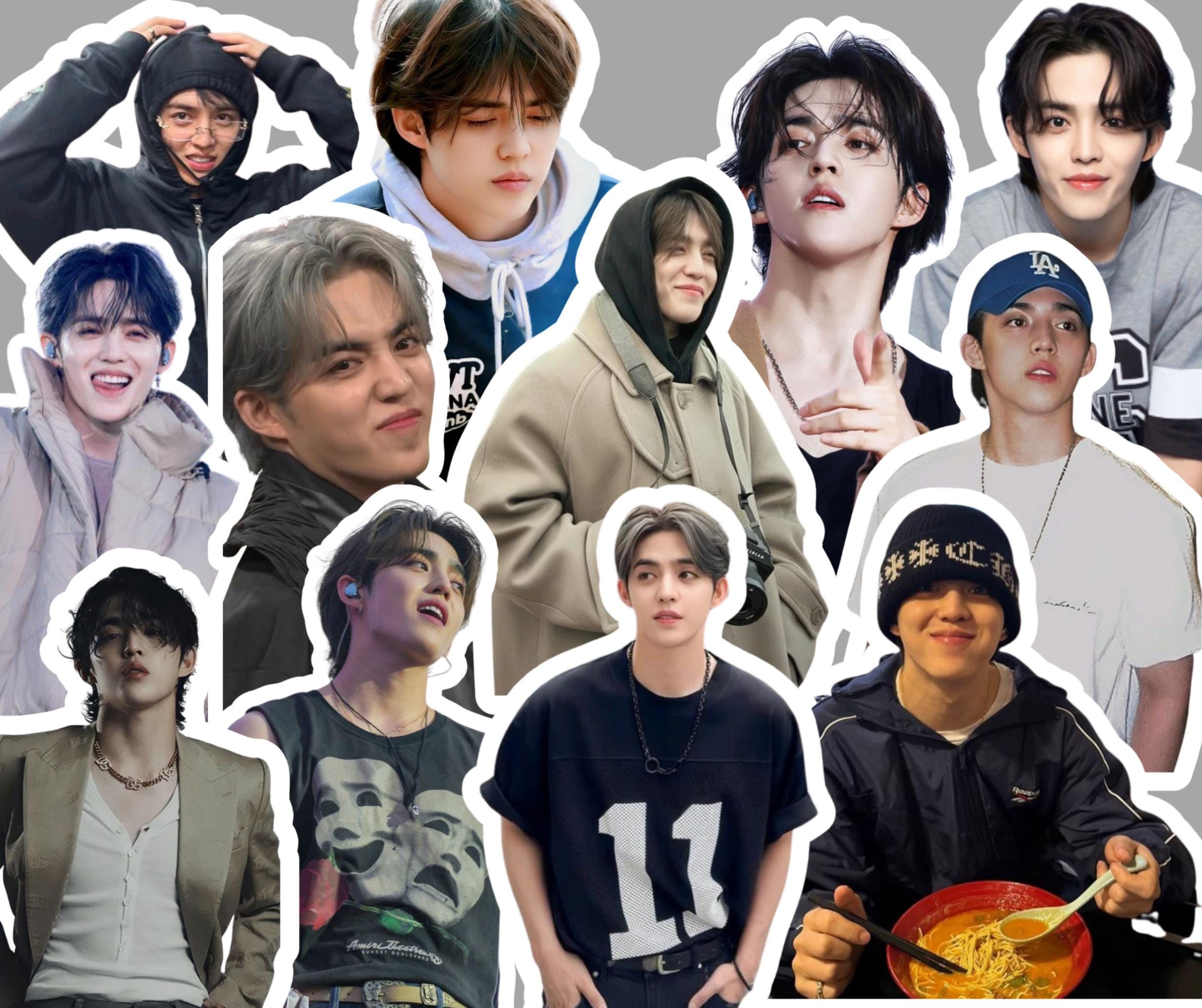 S.coups Seventeen Stickers: K-pop Digital Stickers for Cricut (PDF