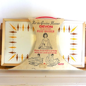 Vintage Devon Electric Food Warmer – Retro Mid-Century Kitchen Appliance