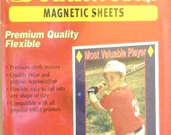 Magnetic Printable Inkjet Sheets |  Package of Four Magnetic Printable Sheets 8-1/2 X 11