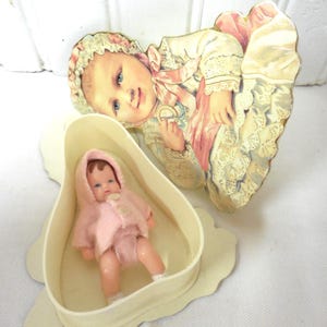 Small Vintage Shackman Doll in Doll Shaped Box