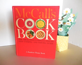 McCall's Step-by-Step Cookbook | Vintage 1963 Illustrated Retro Recipes | Mid-Century Cooking Book | Classic American Cookbook