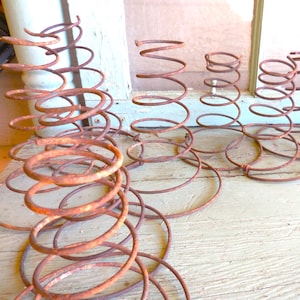 Three Rusty Bed Springs for Crafts | Primitive Farmhouse Decor | Industrial Salvage