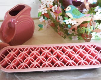 Black Organizer Tray with Pink Silicone Insert | Brush Holder, Craft Tool Organizer