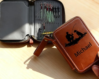 Micro Lure Bag PU Compact Trout Fishing Tackle Pouch Ultra-Light Spinner Storage Stream Fishing Essentials Personalized Fishing Pack