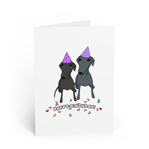 Biglietto d'auguri AU Loons & TT - bianco