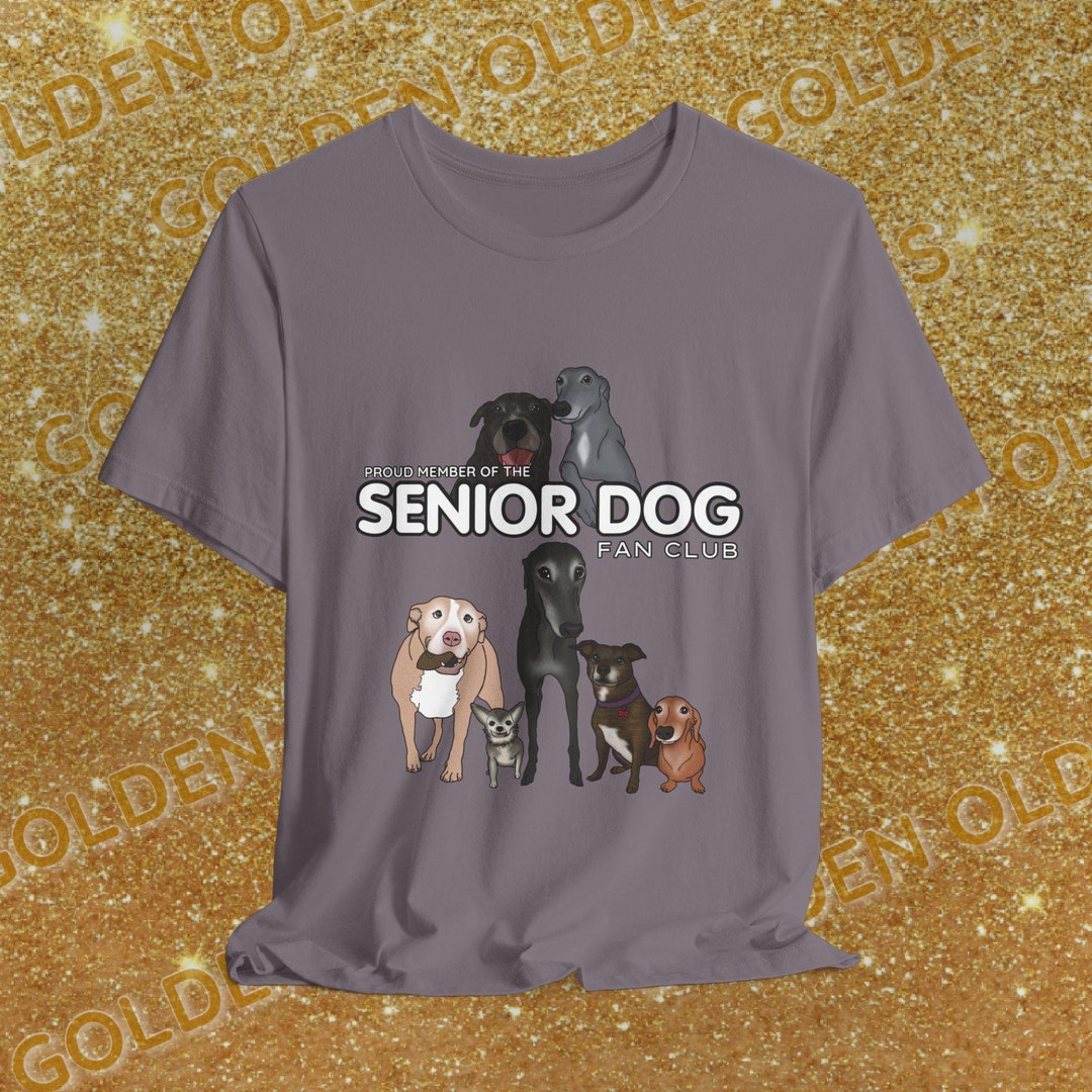 Senior Dog Fan Club Unisex Tee