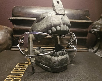 Vintage Style Medical Mouth Gag – Stainless Steel Surgical Display Piece – Dental Oddity – Medical Curio – Anatomical Collectible