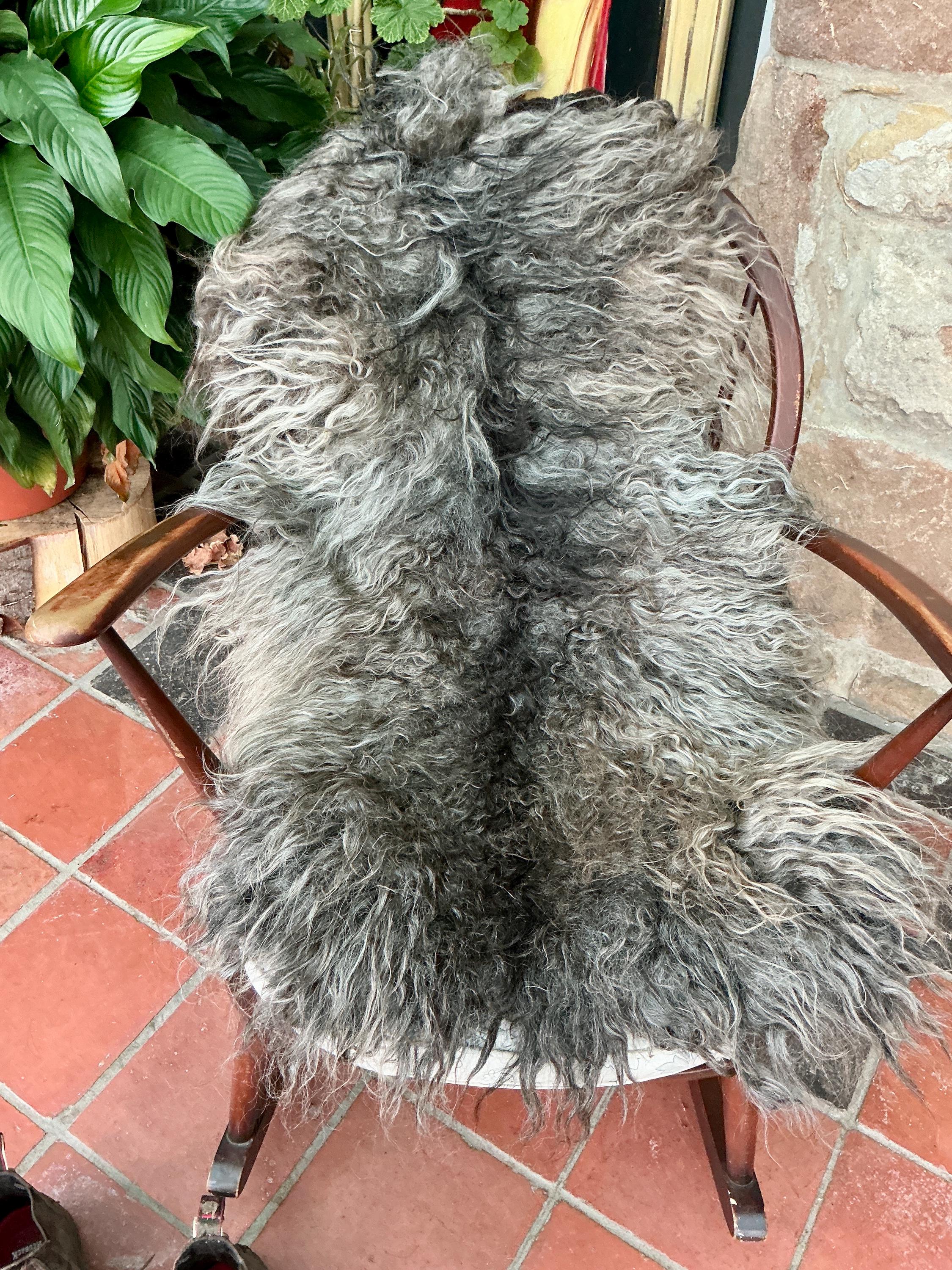 Icelandic Faux Sheepskin Felted Wool Rug - Etsy