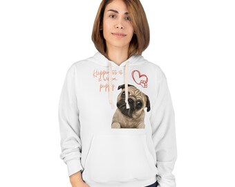 Pullover Hoodie puppy print