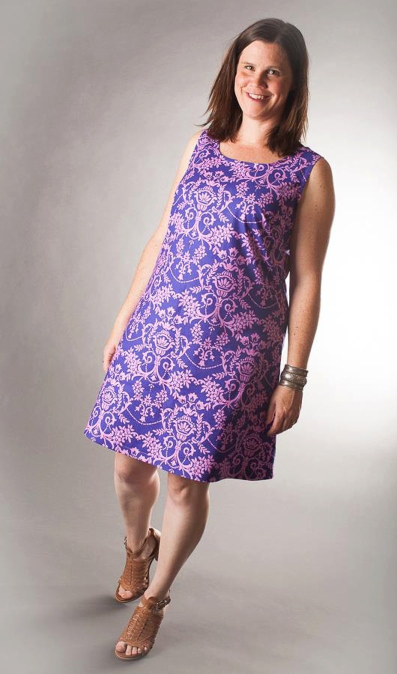 Ladies A-Line Shift Dress & Tunic INSTANT DOWNLOAD xs through xxxl pdf sewing pattern image 4