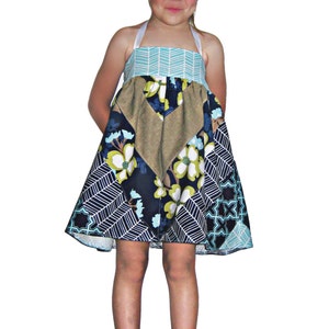 Happy Herringbone Dress INSTANT download nb 14 and doll pdf sewing pattern image 4