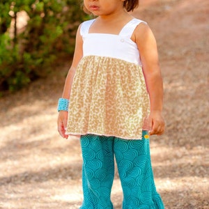 Mega Ruffle Pants INSTANT download shorts, capris, full lengths nb-14 pdf sewing pattern image 3