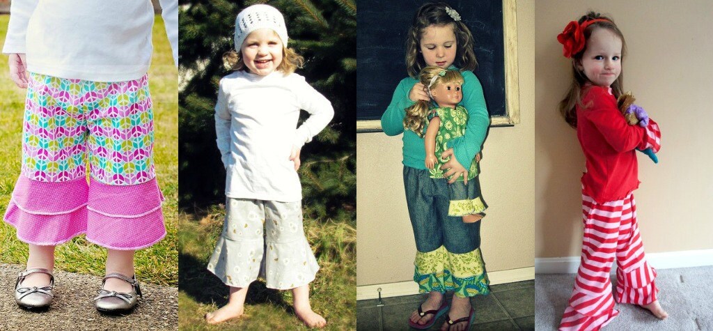 Flounce Ruffle Pants INSTANT Download Pdf Sewing Pattern | Etsy