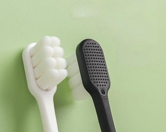 SAKURA Super Soft Toothbrush (White + Black Set)