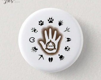 Therian Soft Button Pin Cute Creative Cosplay Theta-Delta Animal Button Pin
