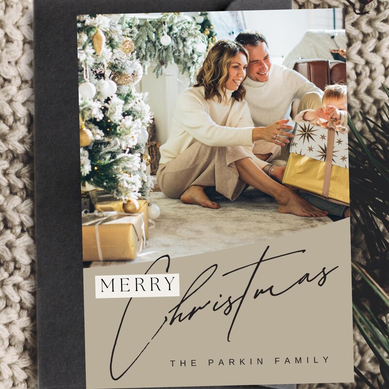 Christmas Card Template 2024 Etsy