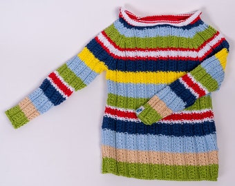 Hand-knitted children's sweater for every occasion